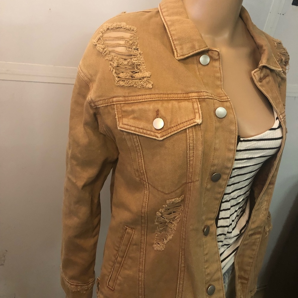 Brown/tan jean jacket